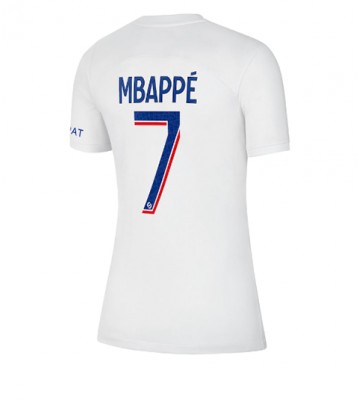 Paris Saint-Germain Kylian Mbappe #7 Tredjedrakt Kvinner 2022-23 Kortermet